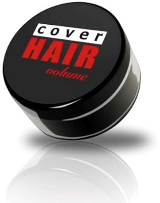 COVER HAIR - Premium Streuhaar 5g | Streuhaar Schwarz | Schütthaar mit Soforteffekt | Haarpuder Frauen und Männer | Haarverdichtung mit natürlichem Look & extremen Halt
