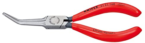Knipex 55738 Bent Needle Nose Pliers, 160 mm
