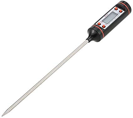 TEMPO DI SALDI Termometro Digitale Da Cucina Misuratore Con Asta E Lcd Cibi Bevande -50 +300°C, 30 x 250 x 290 mm