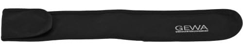 GEWA Funda para Flauta Dulce Economy - Cordura 600 Denier - Resistente a desgarros y al agua - Tamaño estándar 36 x 6,5 cm - Negro