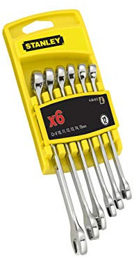 Stanley 4-94-646 Chiavi Combinate, Set di 6 pz