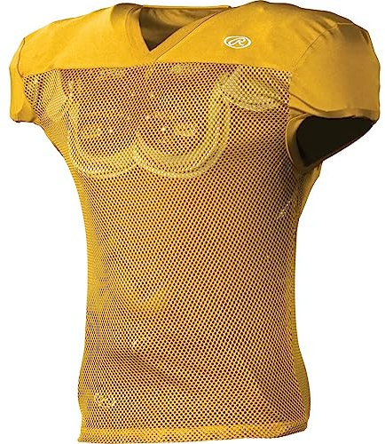 Rawlings Sporting Goods pour homme Premium Pro Cut Practise Maillot de football, mixte, doré