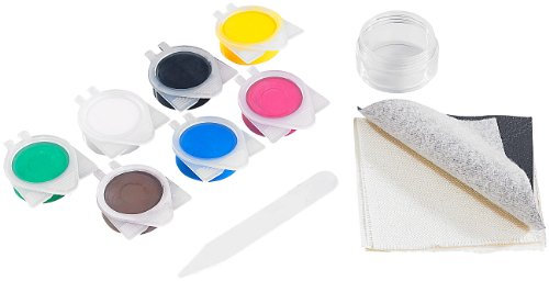 AGT similpelle Kit di riparazione: Set di riparazione MRS-44.lks per superfici in pelle e tessuto (Kit di riparazione in pelle)