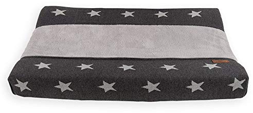 Baby's Only - Wickelauflagenbezug Star - Anthrazit/Grau - 45x70 cm