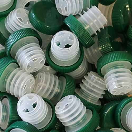 Wine Bottle Slow Pourers x 100 Green