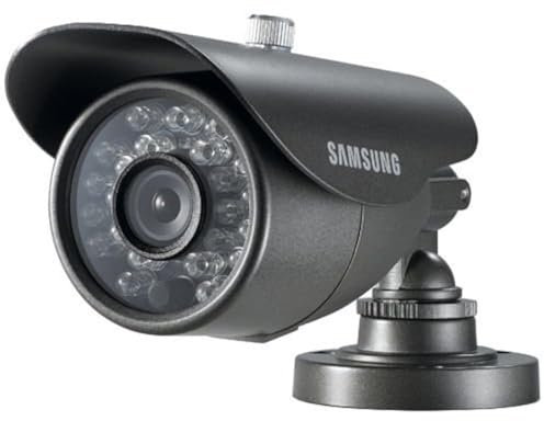 Samsung SS345 - SCO-2040R Compact Bullet outdoor CCTV Camera 650TVL IR LED High Resolution Small PAL Built-In Fixed Lens 8MM IP66 DNR 12VDC