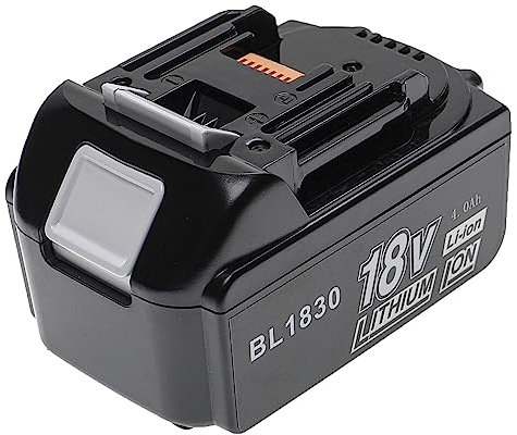 vhbw Akku kompatibel mit Makita DDF481RMJ, DDF480RF, DDF480RMJ, DDF480ZJ, DDF481, DDF481RFJ Elektrowerkzeug (4000 mAh, Li-Ion, 18 V)