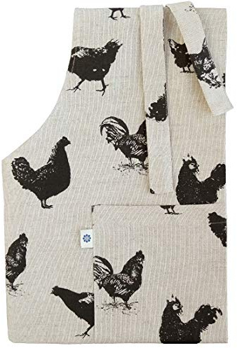 Linen & Cotton Schürze, Küchenschürze, Kochschürze, Grillschürze VINTAGE