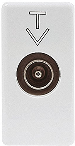 Gewiss GW20386 TV (koaxial) vitt uttag – registreringskassa