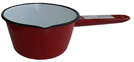 Falcon Enamel Sauce Gravy Soup Milk Pan 14cm Red