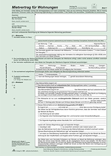 RNK Verlag Vordruck ´UniversalMietvertrag für Wohnungen´