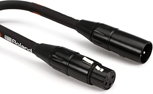 Roland Black Series kraftig XLR mikrofonkabel, 1,5 m
