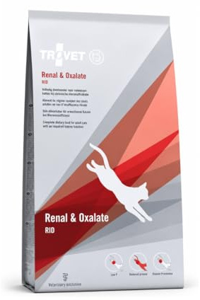 Trovet Renal & Oxalate RID Trockenfutter | 2,5 kg | Diät-Alleinfuttermittel für Adulte Katzen | Zur Unterstützung bei Niereninsuffizienz und Harnkristallen aus Oxalat oder Urat