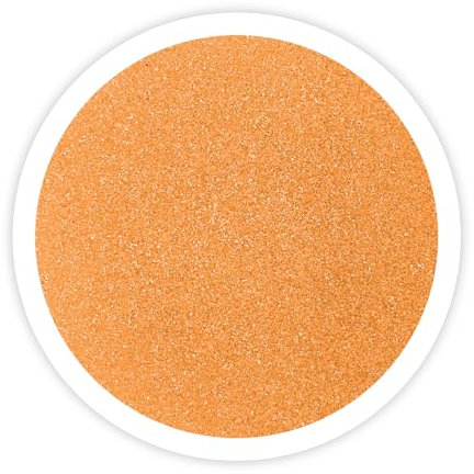 Sandsational Sparkle Pfirsich Einheit Sand, 22 Oz, farbige Sand für Hochzeiten, Vase, Home Décor, Craft Sand