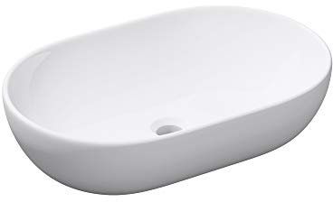 Mai & Mai Waschbecken Aufsatzwaschbecken Keramik in weiß mit Nano-Beschichtung Brüssel322
