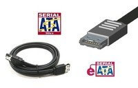 Dexlan Cable eSATA blindé pour disque dur SATA externe 0,5 m