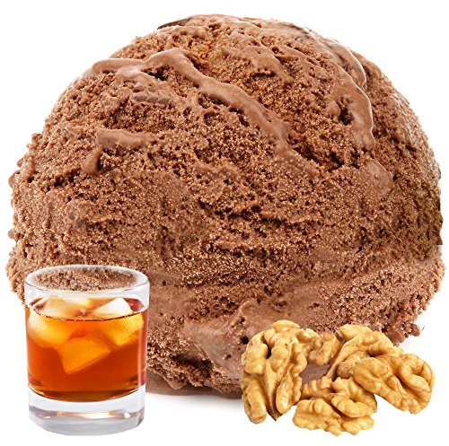 Schoko Rum Nuss Gianduja 333 g Gino Gelati Eispulver Geschmack für Ihre Eismaschine