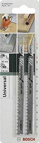 Bosch 2 609 256 772 - Hoja de sierra de calar U 345 XF (pack de 2)