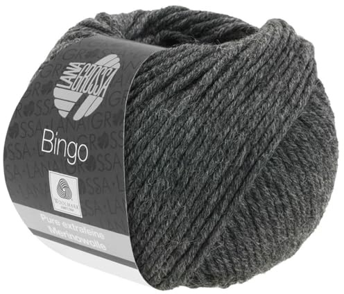 Lana Grossa Bingo 004 Bingo antrazit 50g Wolle
