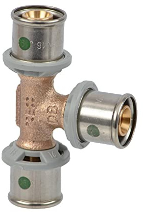 Viega Sanfix P Fosta T-Stück 25-25-16 Pressfitting