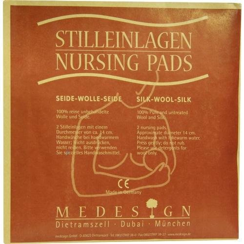 STILLEINLAGEN Seide/Wolle/Seide 2 St