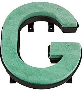 Oasis Blumenmuster Schaum Buchstaben Schnell Klammer System A-Z Erhältlich - Buchstabe G