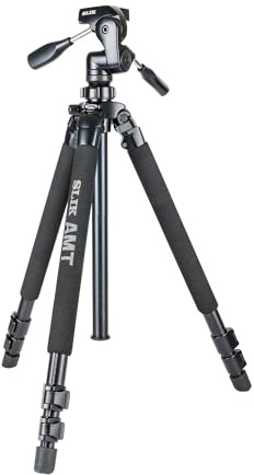 SLIK Pro 700DX Tripod KIT with 3-Way Pan & Tilt Head, for Mirrorless/DSLR Sony Nikon Canon Fuji Cameras and More - Black (615-316)
