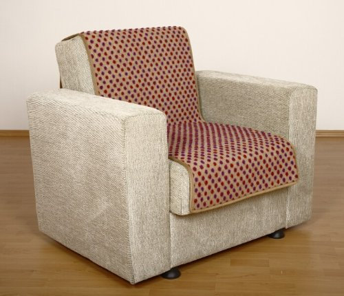 Sesselschoner mit Noppen Größe: 50 cm W x 150 cm T, Farbe: Beige