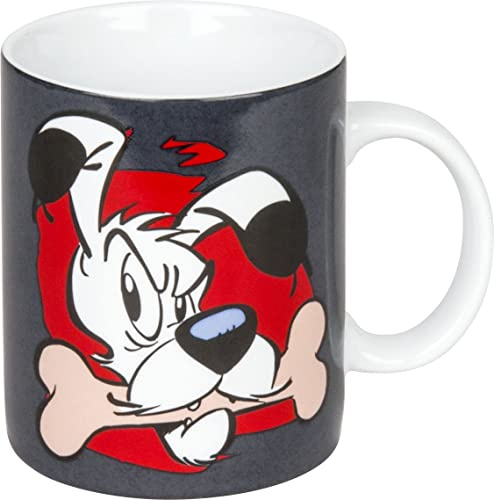 Könitz Tasse à café en porcelaine Motif chien Astérix Idefix 11,5 x 8,2 x 9,4 cm