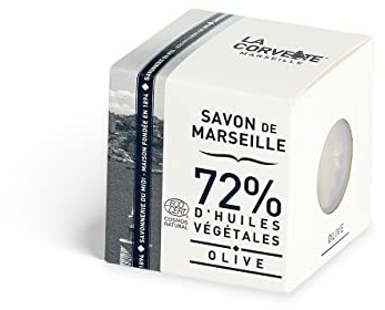 La Corvette, Olive Marseille Seifenwürfel in Kartonschachtel, 200 g