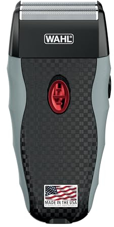 Wahl Bump-Free Rechargeable Foil Shaver with Hypoallergenic Titanium Cutters for Close, Smooth Shaving - Model 7339-300