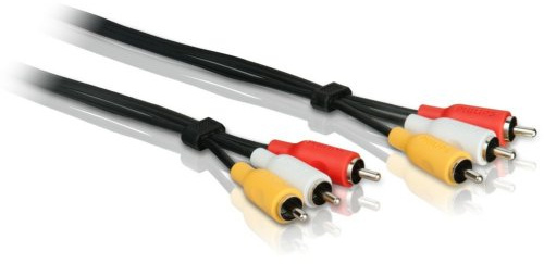 Philips SWV2966W - Cable S-Video para A/V (3 metros), negro
