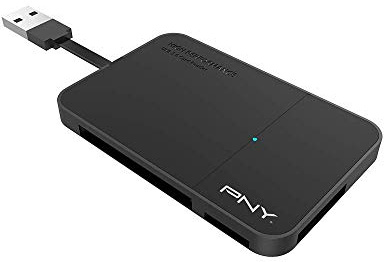 PNY USB 3.0 Compact Flash Reader, Black,6782472