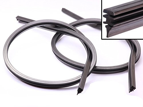 2 x 800mm Ersatz Gummi für Scheibenwischer 80cm Wischergummi Neu Flachbalkenwischer