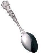 12 Kings Dessert Spoons Cutlery Dining Set Canteen