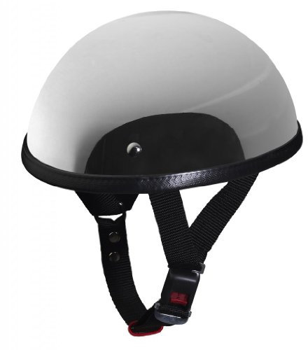 Nerve hld-4 d' epoca nh201 Casco Moto Ciclomotore Chopper Scodella, Cromo/Argento specchiato, taglia XL