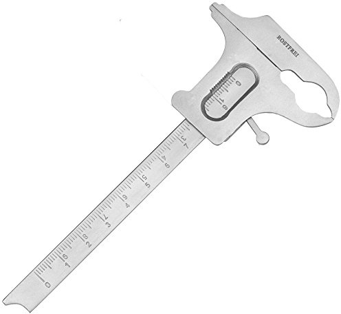 May Schieblehre 14 cm Tasterzirkel Messbereich 0-100 mm Edelstahl | Präzises Messinstrument aus Edelstahl mit Sperrvorrichtung. Ideal für das genaue Bestimmen von Durchmessern bis 100 mm.