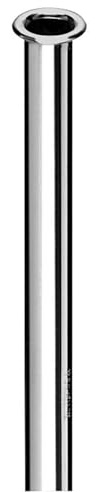 Schell - Tubo in rame da 12 mm da 1/2 , flangia da 18 mm, 1000 mm cromato