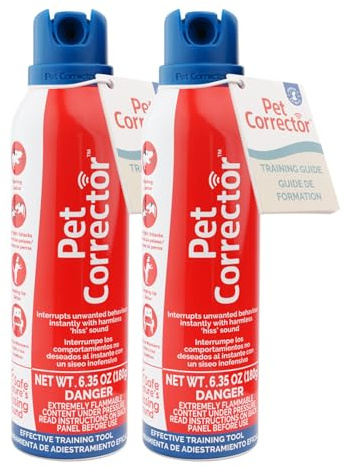 PET CORRECTOR Dog Trainer, 200ml. 2 Pack- Stops Barking, Jumping Up, Place Avoidance, Food Stealing, Dog Fights & Attacks. Help stop unwanted dog behaviour. Easy to use, safe, humane and effective.