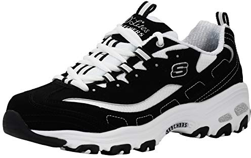 Skechers Damen Sneaker D´Lites BIGGEST FAN, Schwarz (schwarz / schwarz), 35.5 EU W