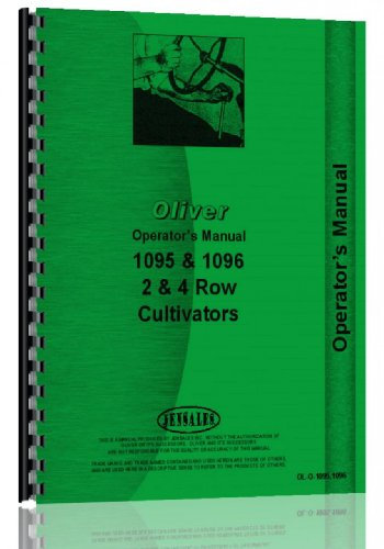 Oliver 1095 Cultivator Operators Manual