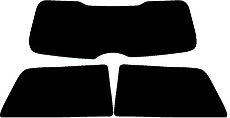 PSSC Pre Cut Rear Car Window Films for Mini Cooper 2006-2013 35% Medium Tint