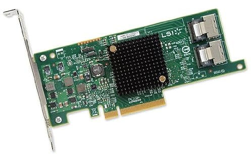 LSI SAS 9207–8i 6 Gbps PCI-E Logic Carte contrôleur 8 Ports SAS Interne SATA SSD