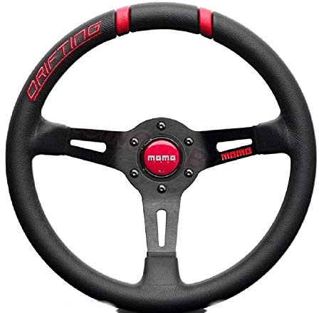 Momo VDRIFT33NROS Lenkrad Driften Black-Red 33 1P