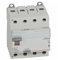Legrand 411666 Interrupteur différentiel DX³-ID arrivée haute et départ bas à vis, 4P, 400V, 63A typeAC, 300mA, 4 modules