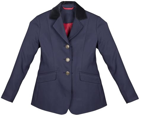 Shires Kinder-Reitjacke, alle Größen, Marineblau, schwarz Blau navy 76,2 cm (30 zoll)