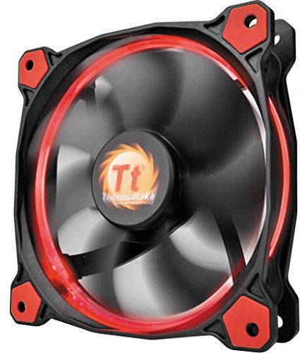 Thermaltake - Riing 14 - Ventilateur PC (12V - 28.1 dB - diam: 14cm - 1400 RPM) Rouge