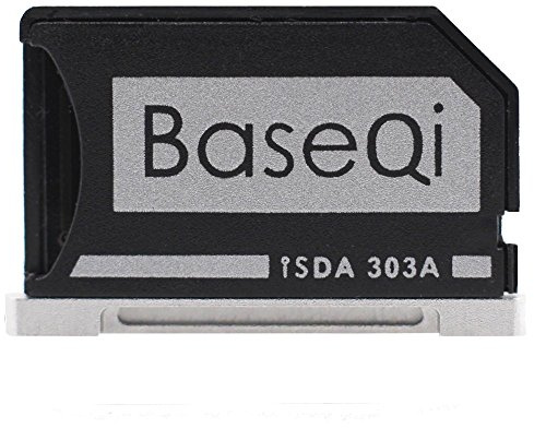 BaseQi Micro-SD-Adapter aus Aluminium für MacBook Pro Retina, 13 Zoll (33 cm)