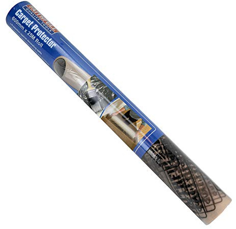 Faithfull TAPECARP Polythene Carpet Protector Roll
