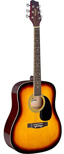 Stagg Akkustikgitarre Dreadnought Akustik sunburst